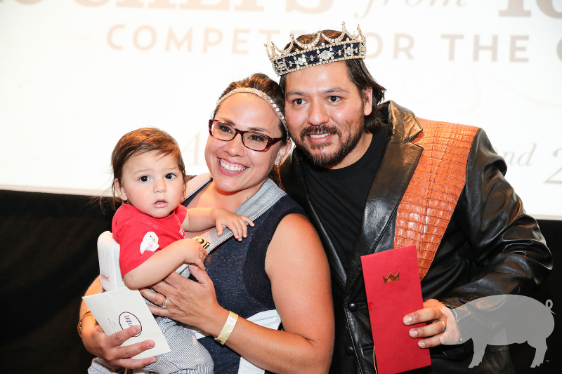 Illustration for article titled Runway Food Run Amok: Crowning Aspen's "King Of Porc"